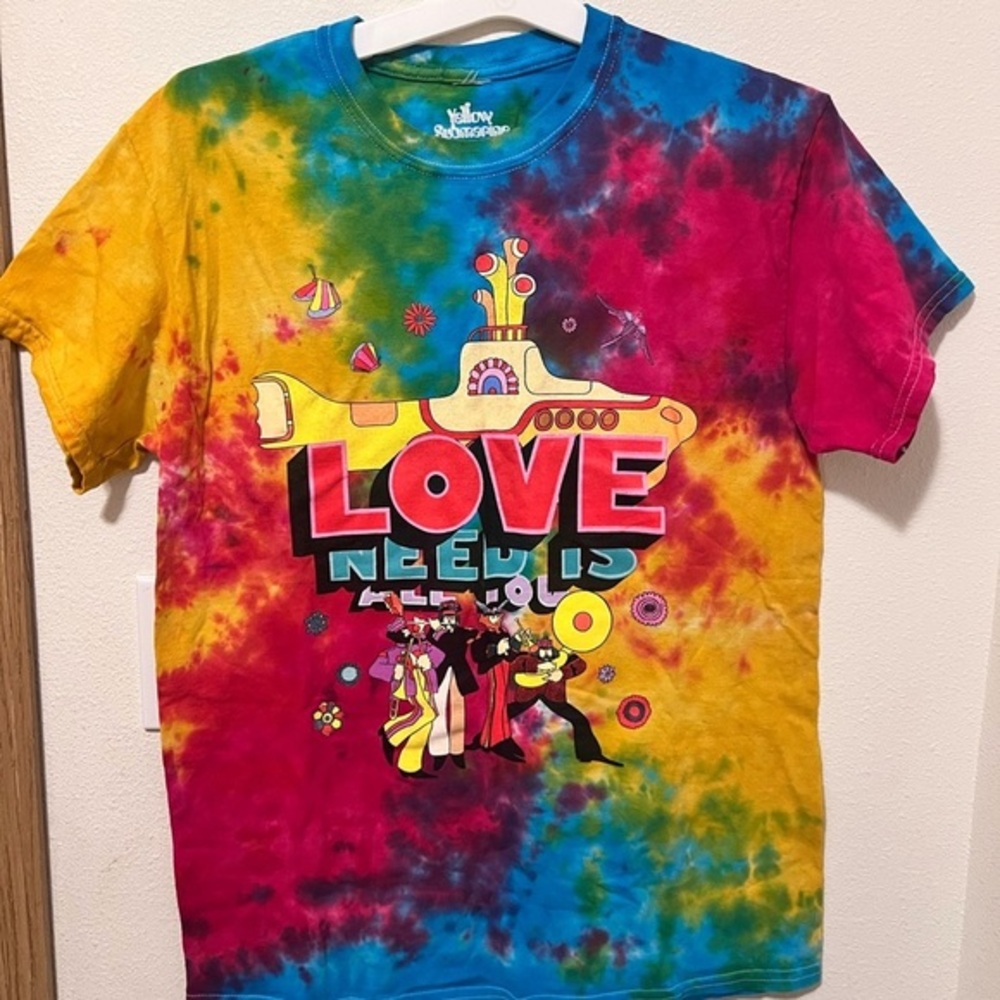 Yellow Submarine Multicolor Love Graphic Tee